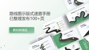 140张路线信息图示版式时间轴PPT模板