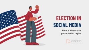 美国选举流程介绍ppt模板