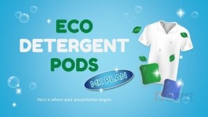 绿色生态清洁剂吊舱mk计划PPT模板