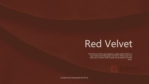 红色极简风作品展示PPT页面