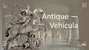 文艺风达芬奇雕塑主题艺术展览PPT模板