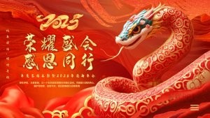 年度总结表彰暨2025年迎新年会PPT模板