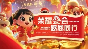 红色喜庆年度总结表彰暨2025年迎新年会PPT模板